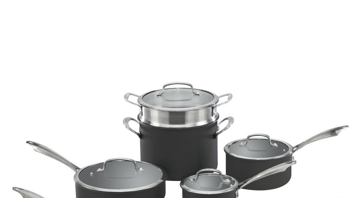 Cuisinart® Dishwasher-Anodized Saucepan for Extended-Stay Hotel Guests