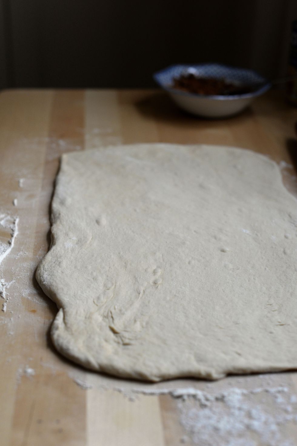 Dough made with chickpea water.