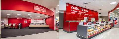 Target guest services before and after