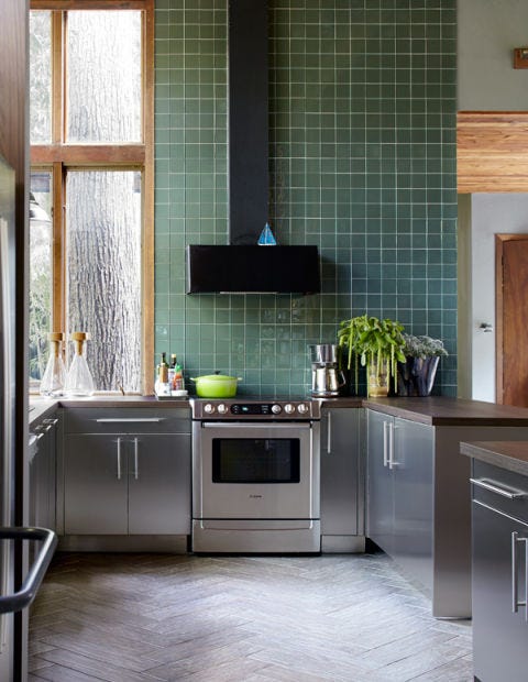 Room, Floor, Flooring, Property, Interior design, Major appliance, Home, Cabinetry, Glass, Kitchen, 
