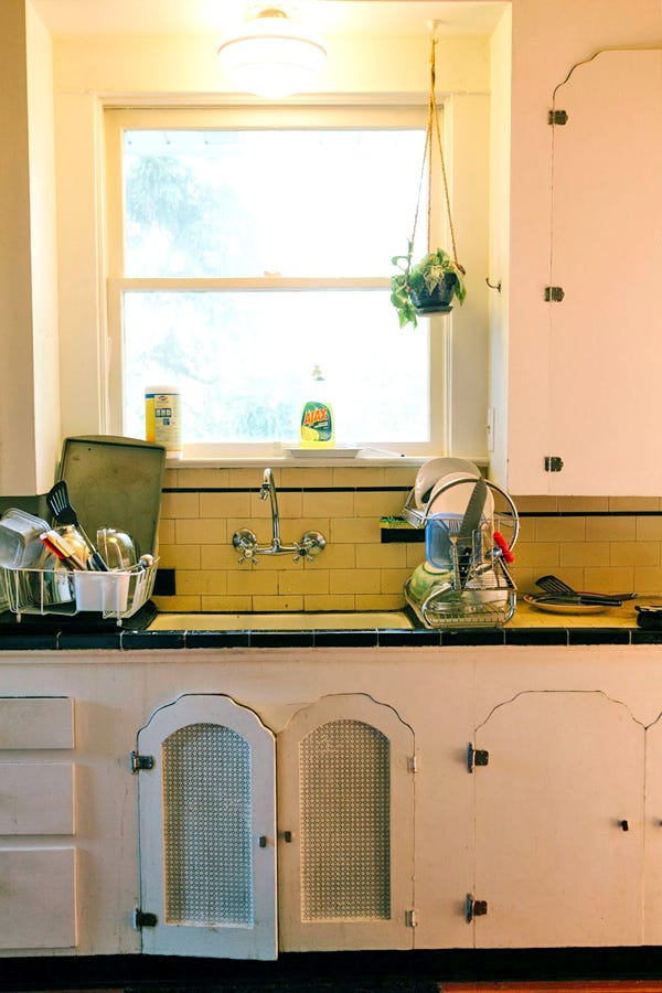 Room, Plumbing fixture, Interior design, Tap, Ceiling, Fixture, Interior design, Sink, Home, House, 