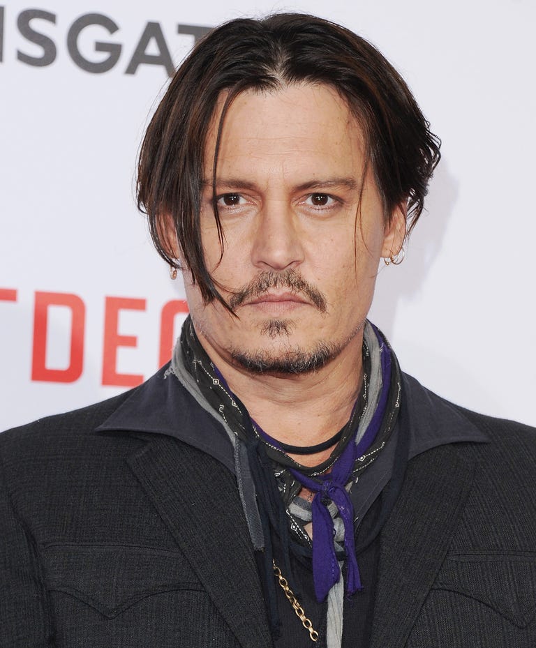 Johnny Depp's Haircut Looks Like Edward Scissorhands - Johnny Depp's ...