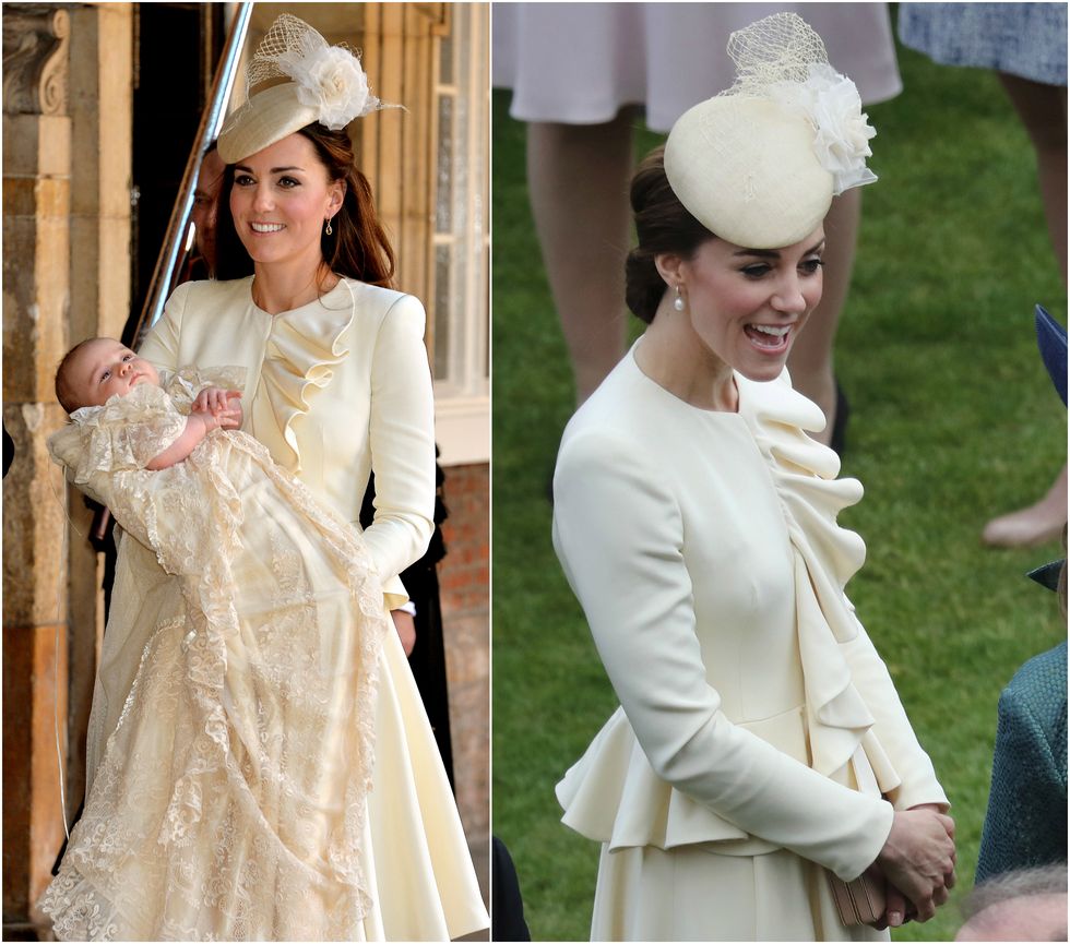 Kate Middleton Cream Dress