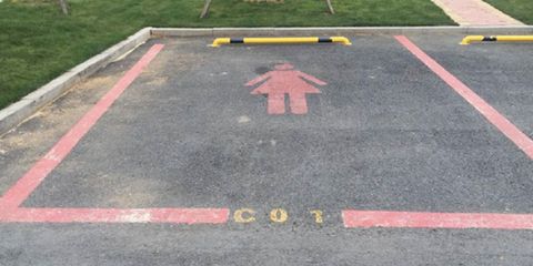 women only parking spaces in china
