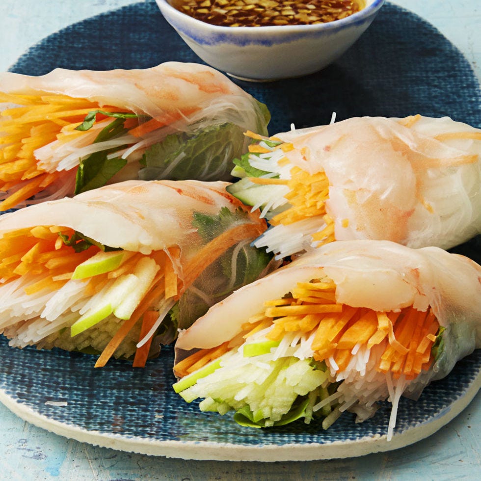 Vietnamese Shrimp and Vegetable Rolls-image