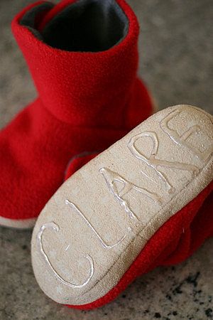 Red, Shoe, Carmine, Beige, Maroon, Synthetic rubber, Baby & toddler shoe, Coquelicot, Costume accessory, Slipper, 