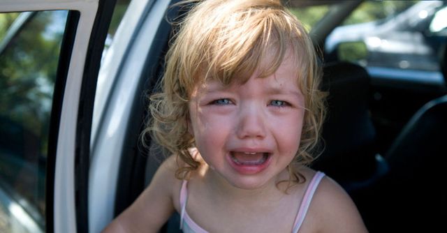 Crying Female Child Kid