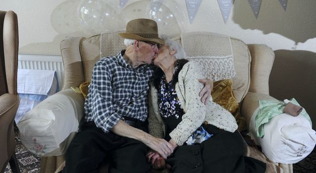 Old Couple Married 84 Years