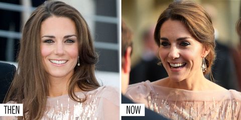 Kate Middleton Then Now