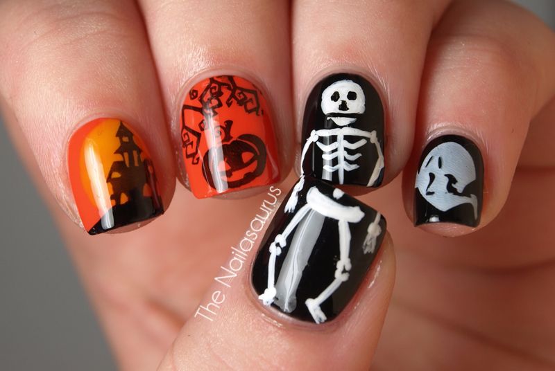 40 Halloween Nail Art Ideas Easy Halloween Nail Polish Designs