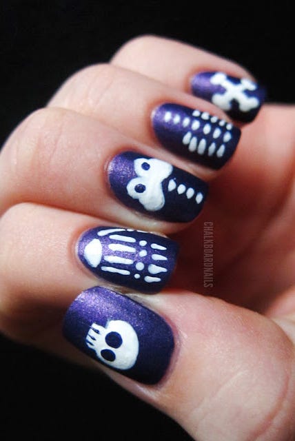 48 Halloween Nail Art Ideas 2020 Easy Halloween Nail Polish Designs