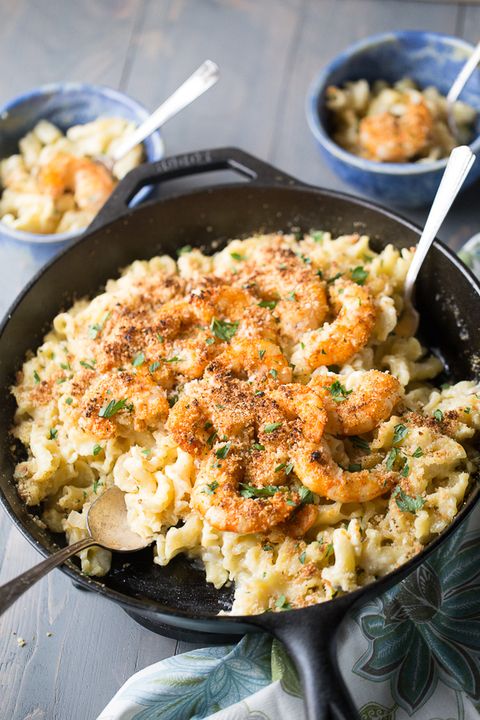 Cajun Shrimp Mac and Cheese