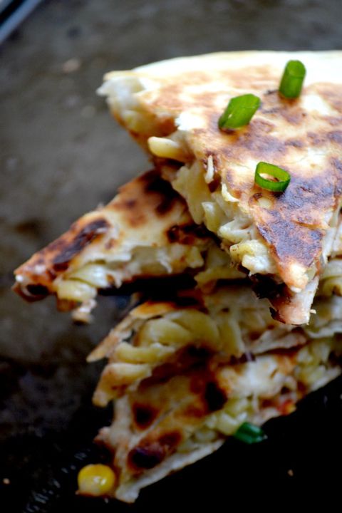 Macaroni and Cheese Quesadillas