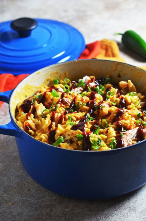 BBQ Chicken Mac and Cheese