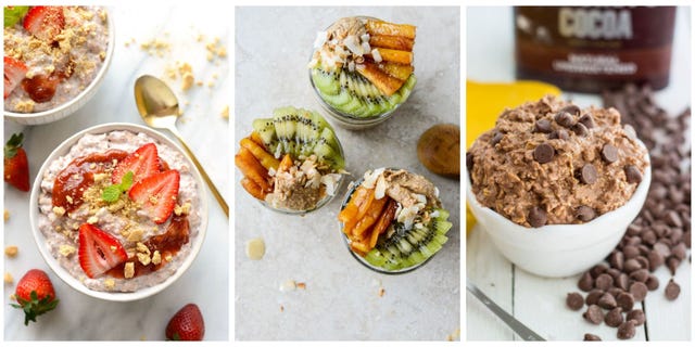 Overnight Oats Collage Overnight Oats Collage