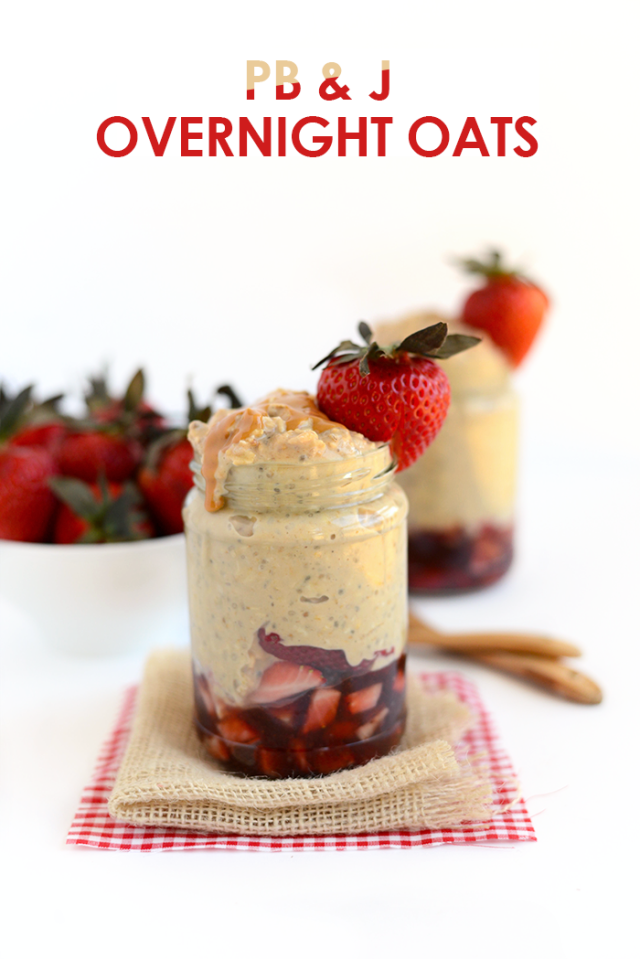 PB&J Overnight Oats