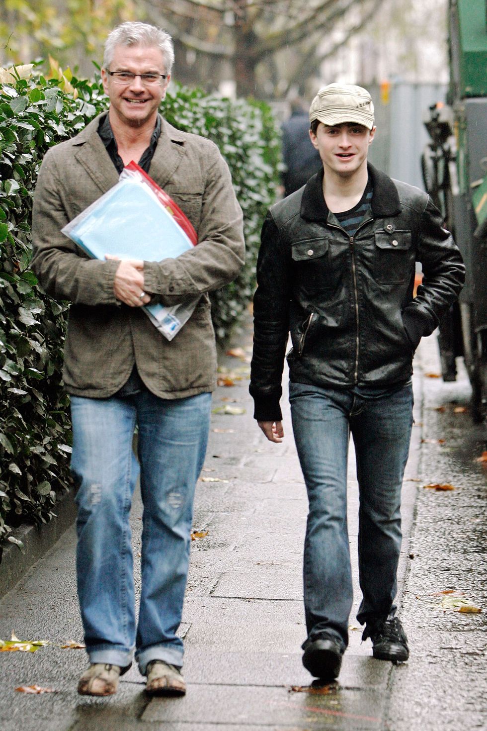 Alan and Daniel Radcliffe