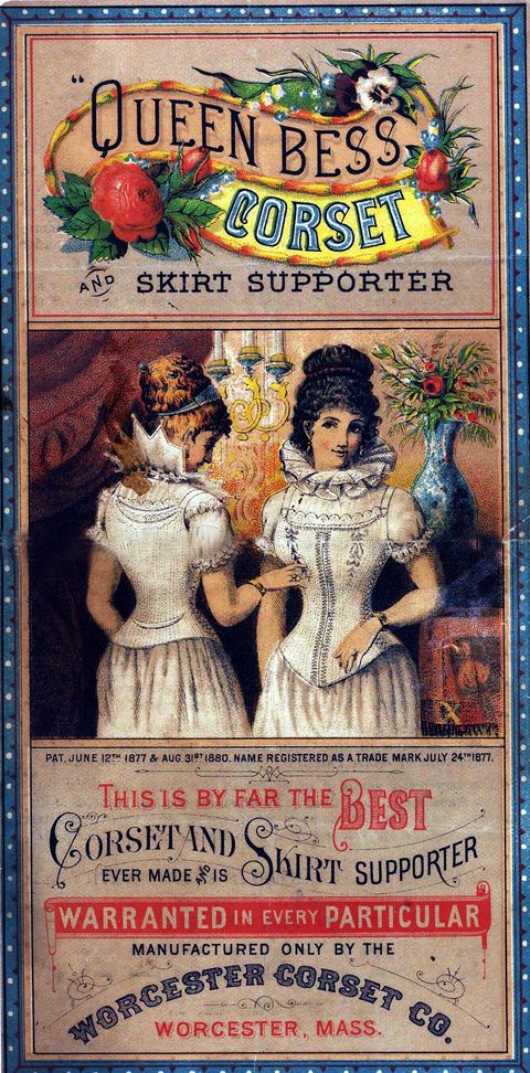 <p>As the volume of skirts deflated in the late 1800s, hoop skirts became less common. Instead, corsets were designed with skirt supporters to create a more subtle lift around the hips.</p>