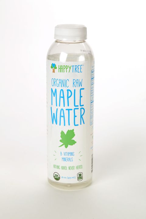 Coconut water has been big for a couple years; now we can find cactus water, maple water, almond, olive, artichoke and watermelon water. There are called Crazy Water from Mineral Wells resort in Texas. Ultra cool blk water is enhanced with 60 fulvic-trace minerals. Pictured is organic raw MAPLE WATER form HappyTree. (