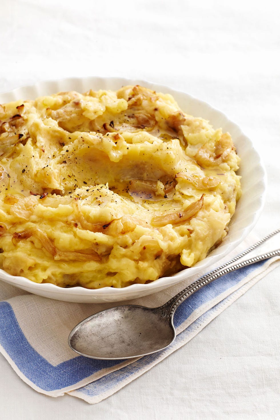 mashed potatoes with caramelized fennel