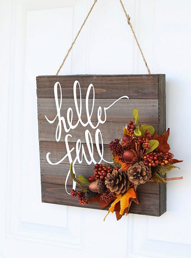 Fall Wreaths - Hello Fall Wreath