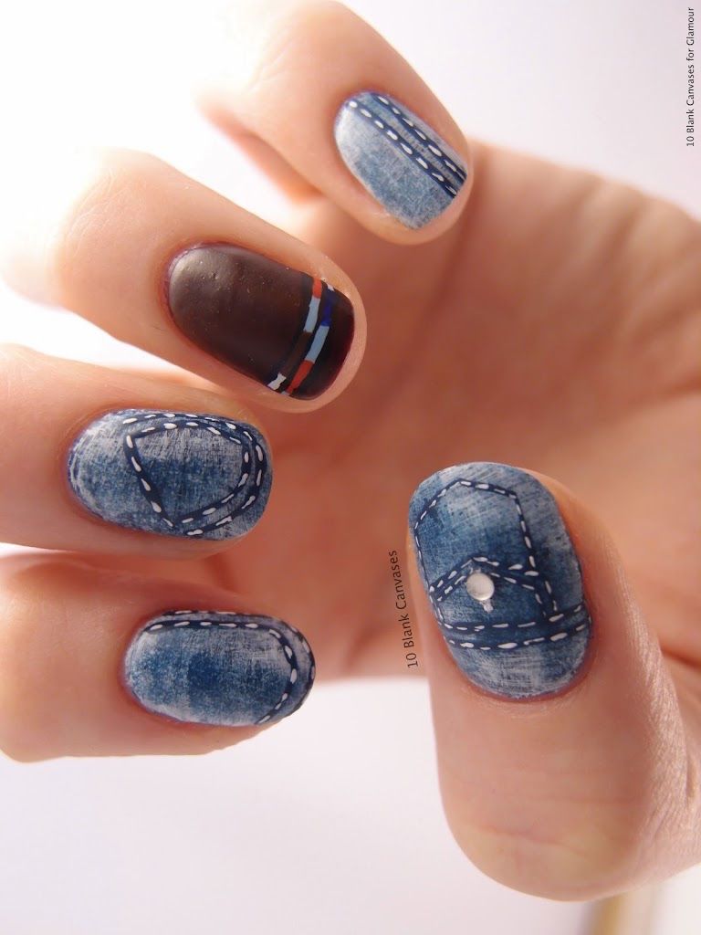 Fall Blue Nail Color