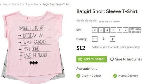 girls batgirl shirt