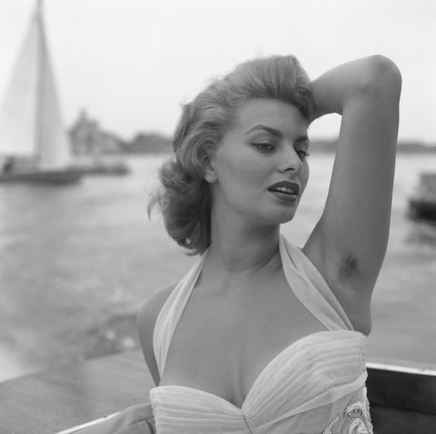 Sophia Loren - underarm hair