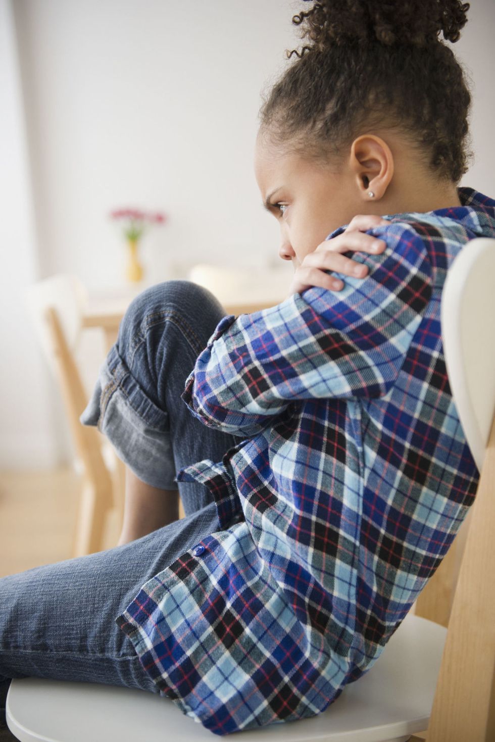 signs of child anxiety: temper tantrums and irritability
