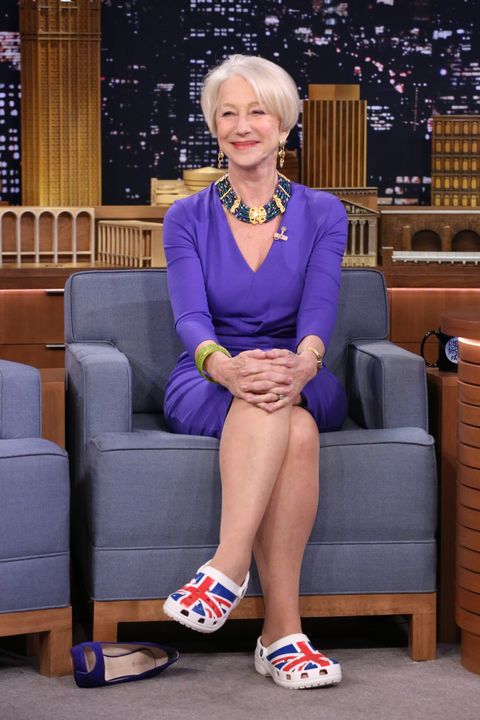 Helen Mirren Crocs Trend