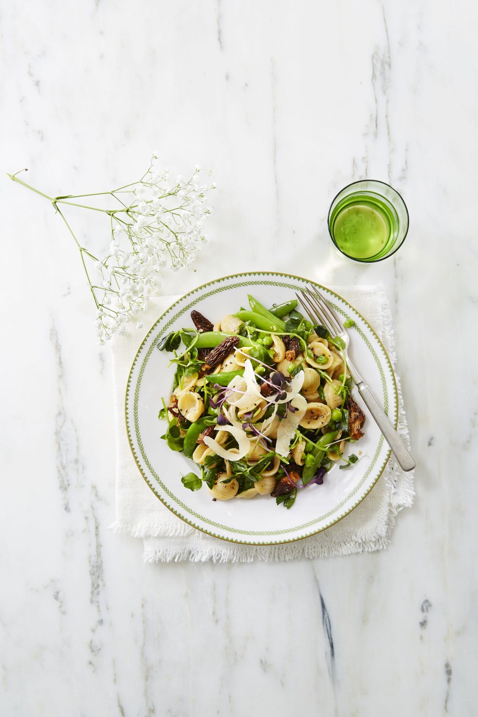 Orecchiette with Morels and Peas - Mother's Day Dinners