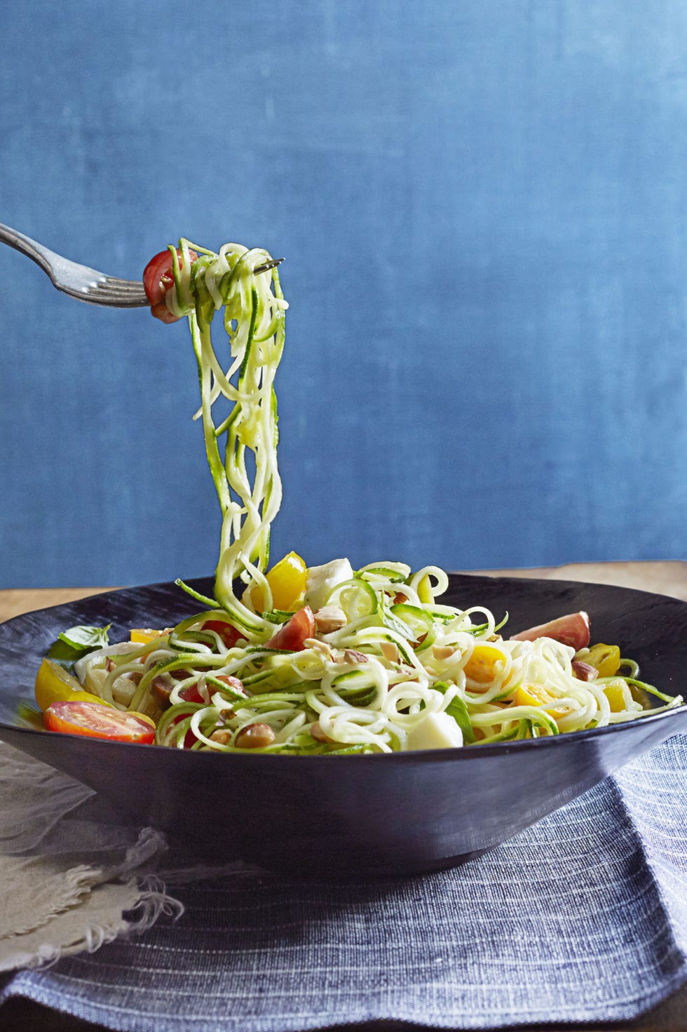 Zucchini "Pasta" Caprese