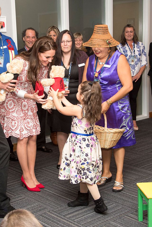 Kate Middleton gifted with teddy bear
