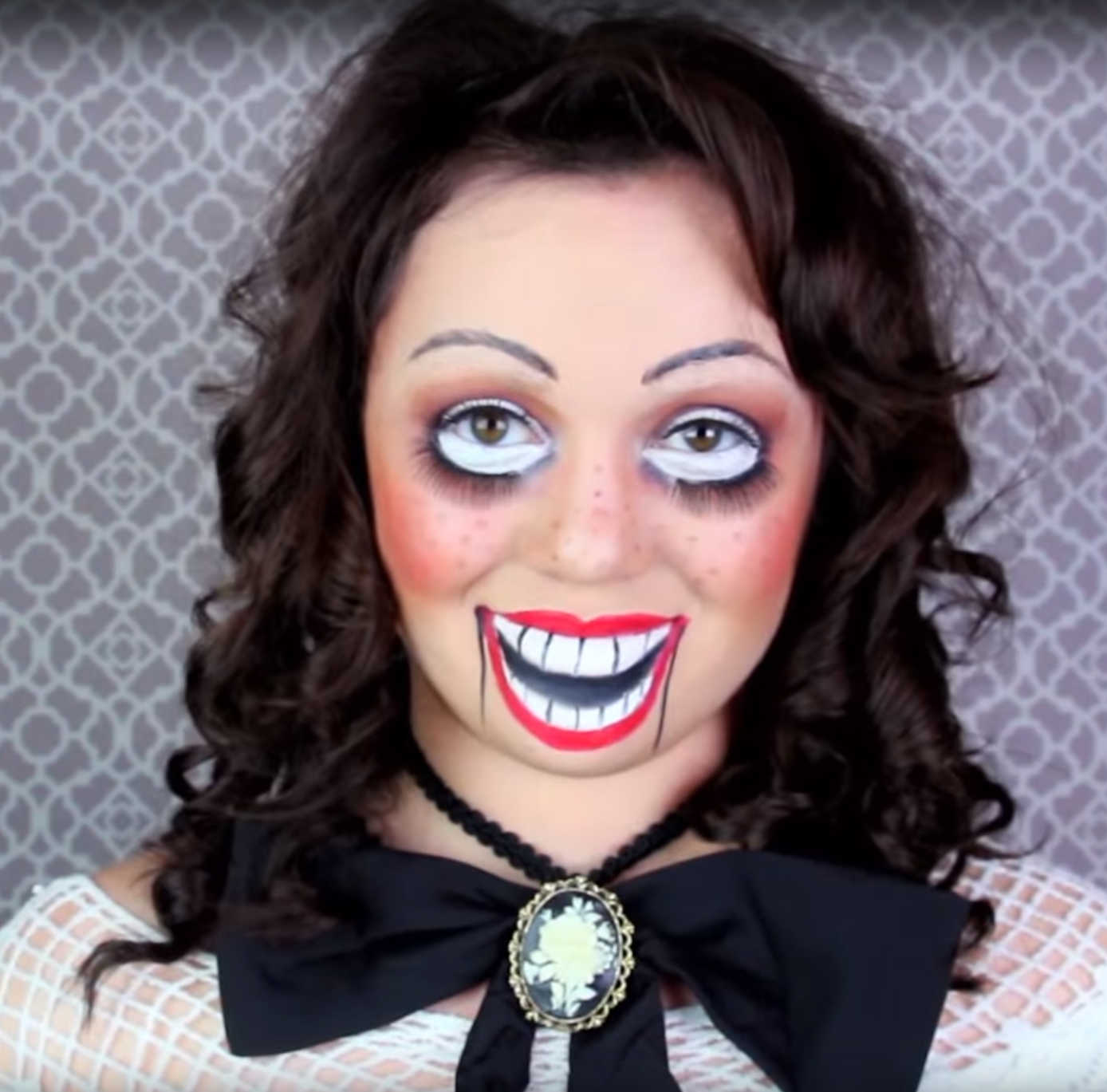 How To Do Creepy Doll Makeup Saubhaya Makeup