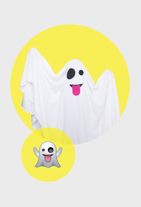 Ghost Emoji Costume