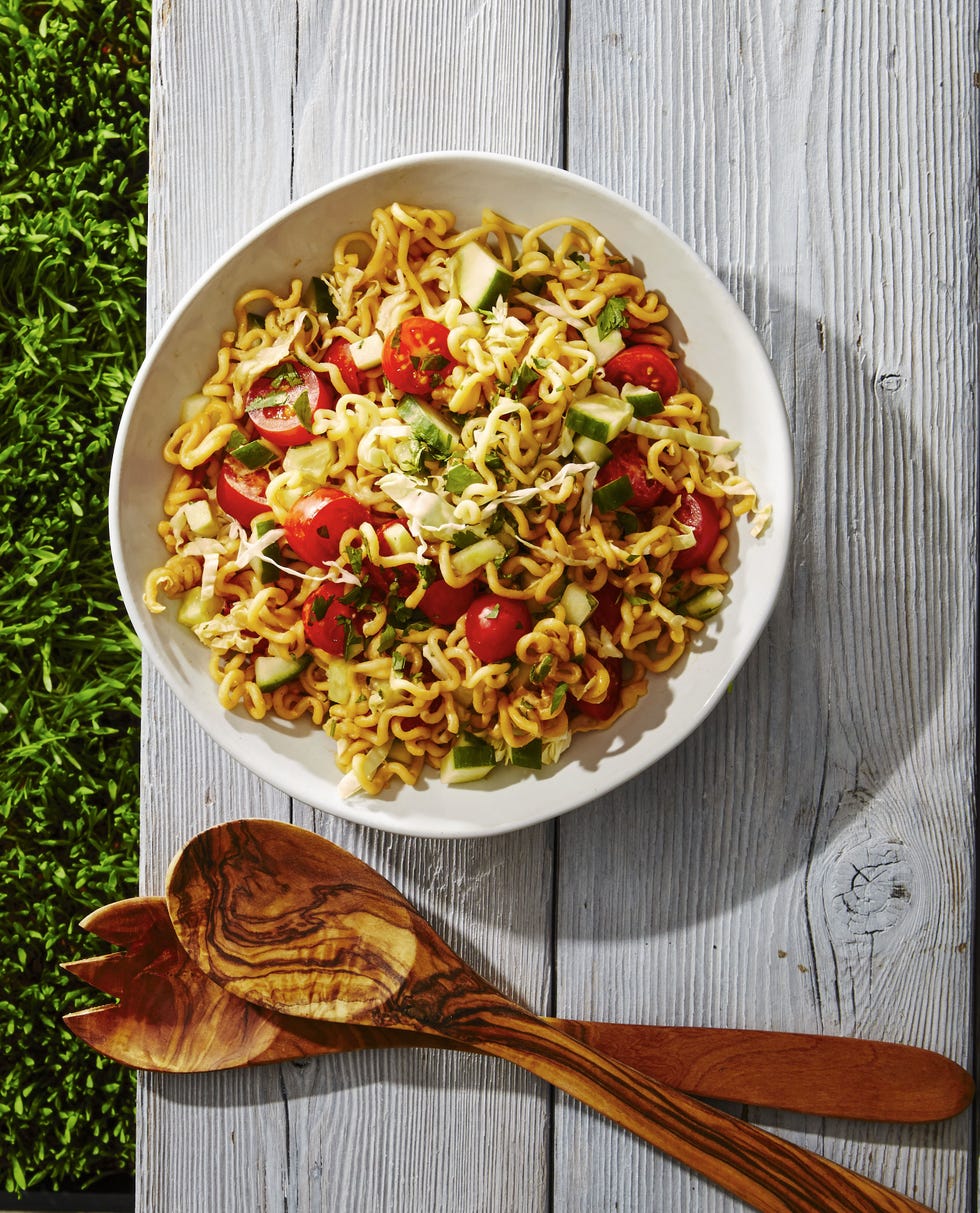 tomato recipes  honey lime ramen salad