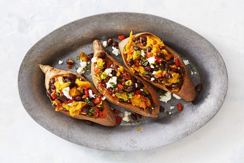 Make Ahead Meals - Supercarb Loaded Sweet Potatoes Recipe