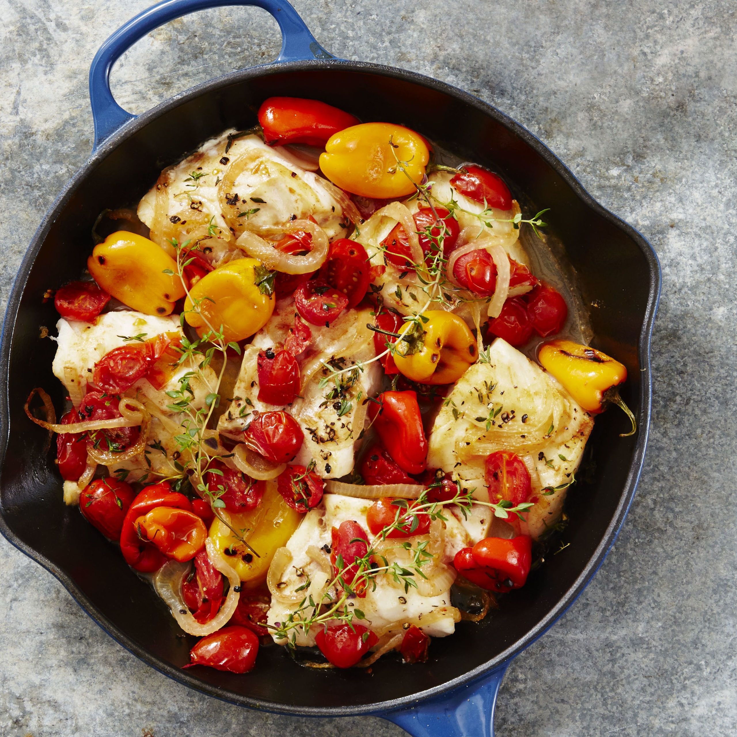 Mediterranean baked cod hotsell