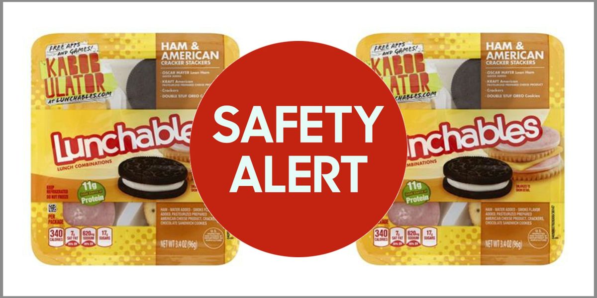Lunchables Ham and American Cracker Stackers Recalled Due to Undeclared