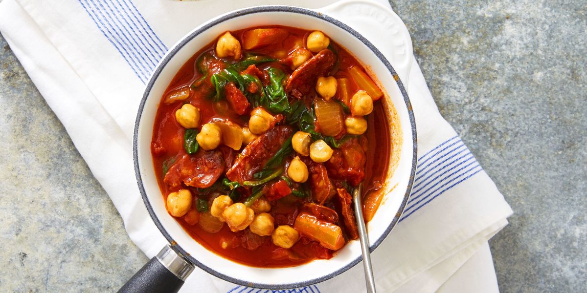 Best Spanish Chorizo Stew Recipe - How To Make Spanish Chorizo Stew ...