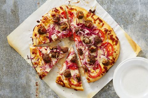 Meatball-Mozzarella Pizza Recipe