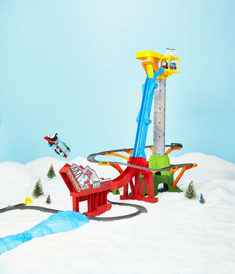 <p>Our kid testers' top pick! They loved seeing Thomas get serious air and stick nearly ever landing. "I'd play with it all the time!" one said.&nbsp;</p><p><strong data-redactor-tag="strong" data-verified="redactor">Lab Lowdown: </strong>Organize all the pieces before assembly (it took us half an hour).</p><p><em data-redactor-tag="em" data-verified="redactor">Ages 3+ ,&nbsp;$100, </em><a href="https://www.amazon.com/Fisher-Price-Thomas-TrackMaster-Sky-High-Bridge/dp/B01ASVDF2K" target="_blank" data-tracking-id="recirc-text-link"><em data-redactor-tag="em" data-verified="redactor">amazon.com</em></a></p><p><a href="https://www.amazon.com/Fisher-Price-Thomas-TrackMaster-Sky-High-Bridge/dp/B01ASVDF2K" target="_blank" data-tracking-id="recirc-text-link"></a></p>