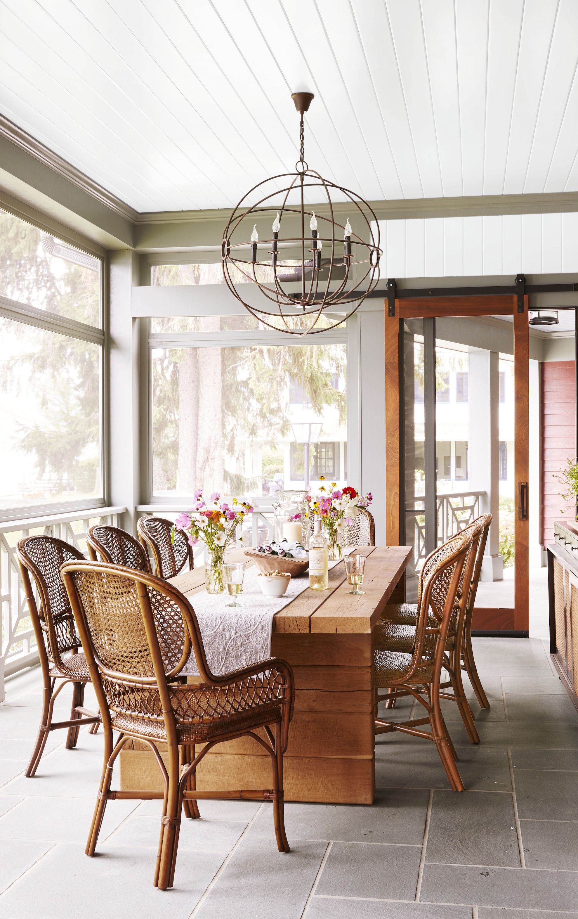 Dining room in deals sunroom