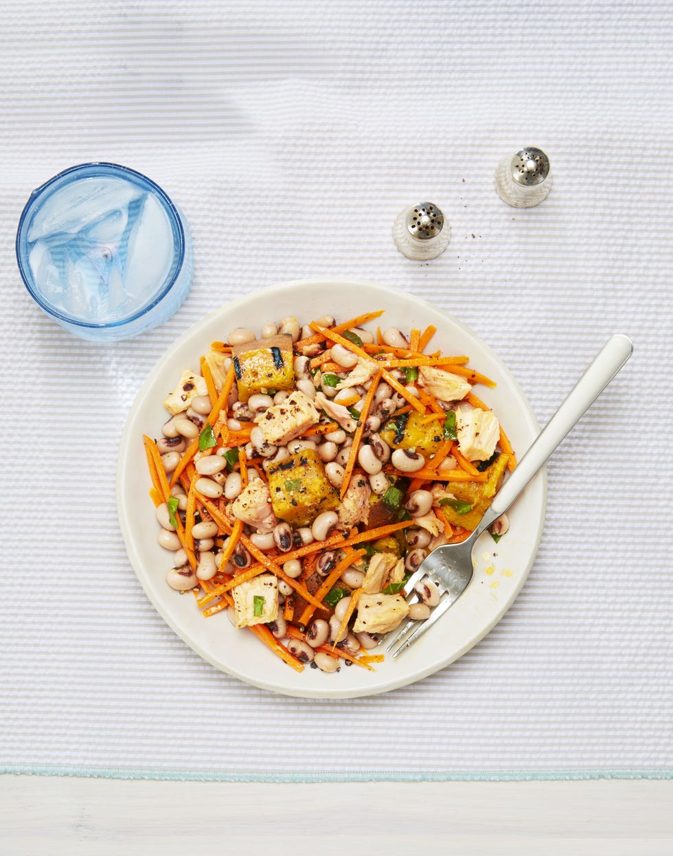 Summer Tuna Salad with Sweet Potato and Basil