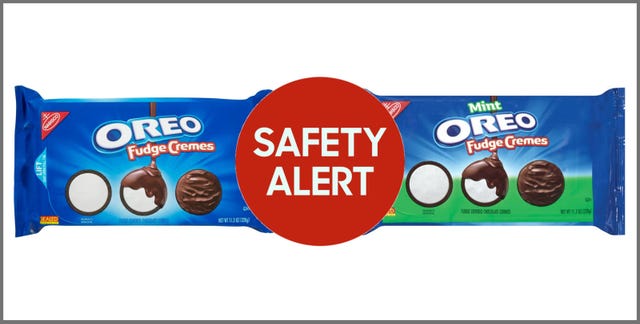 Oreo Fudge Creme Recall