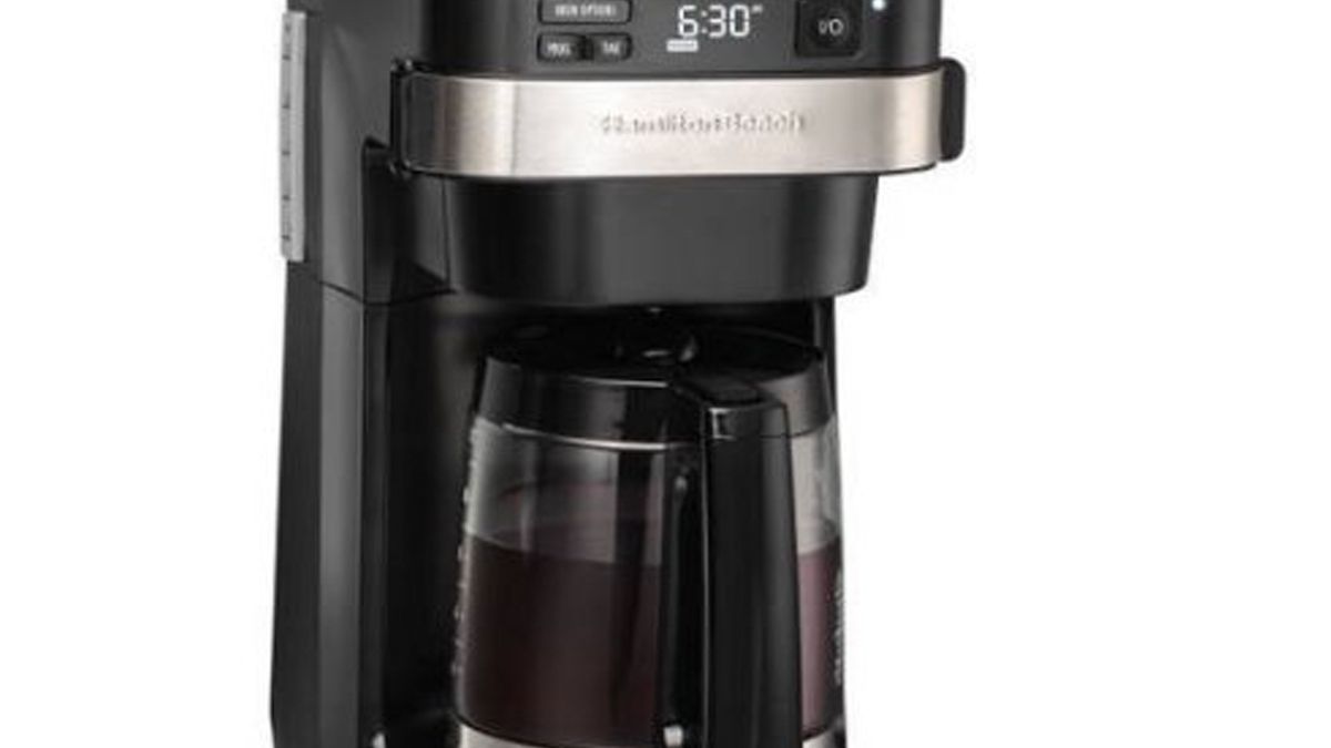 Hamilton Beach Programmable Coffee Maker, 12 Cups, Front Access Easy F –  Kaffa Abode