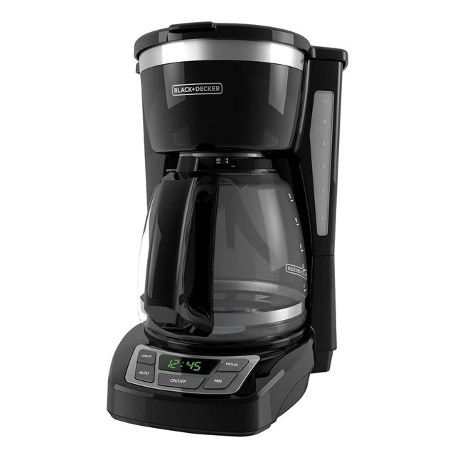  BLACK+DECKER 12-Cup Programmable Coffee Maker, Black: Drip  Coffeemakers: Home & Kitchen