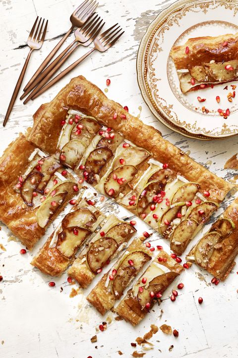 <p>This flaky puff pastry&nbsp;easily feeds a crowd and looks&nbsp;fancy with minimal effort.<span data-redactor-tag="span"></span></p><p><em data-redactor-tag="em" data-verified="redactor"><a href="http://www.goodhousekeeping.com/best-brie-apple-tart" target="_blank" data-tracking-id="recirc-text-link">Get the recipe here&nbsp;»</a></em><span class="redactor-invisible-space"><em data-redactor-tag="em" data-verified="redactor"></em></span></p>