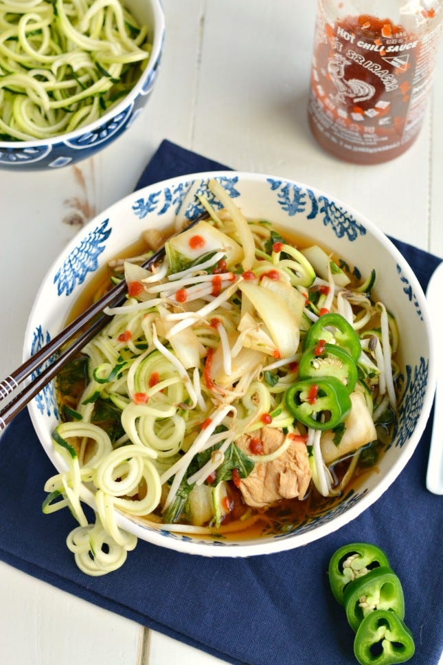 Chicken Zoodle Pho