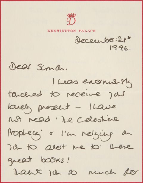 Princess Diana Writes Touching Note - Royal Letter Up for Auction